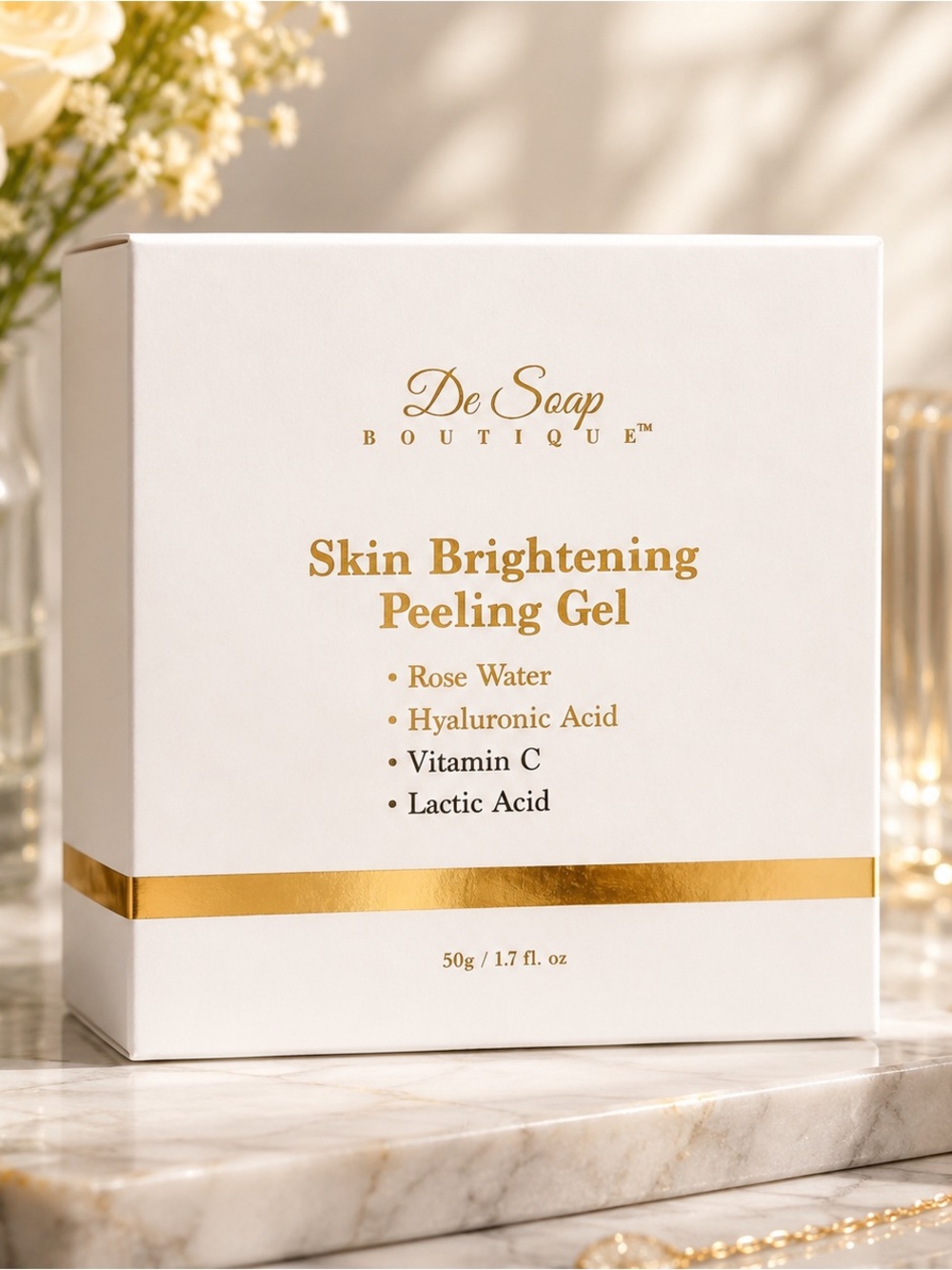 De Soap Boutique Skin Brightening Peeling Gel